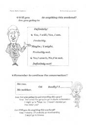 English Worksheet: Future Yes/No Questions