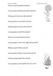 English Worksheet: Future Yes/No Questions