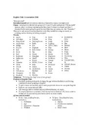 English worksheet: First Meeting--English Conversation Group