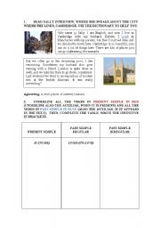 English worksheet: PAST SIMPLE WORKSHEET