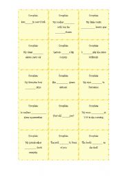 English worksheet: PARTY TIME