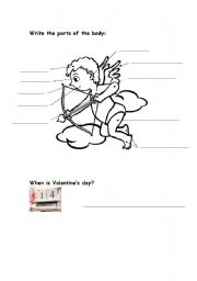 English worksheet: Cupido
