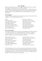 English Worksheet: Alibi for weaker students