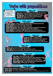 Verbs with prepositions