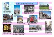 English Worksheet: Let�s go to New York !