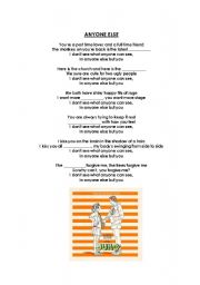 English Worksheet: Junos soundtrack - Anyone Else