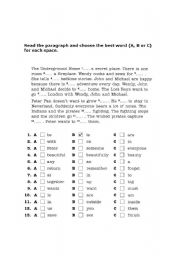 English Worksheet: Peter Pan worksheet