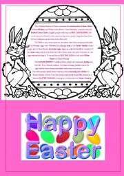 English Worksheet: Happy Easter!