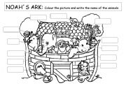 English Worksheet: NOAHS ARK