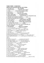 Verb forms
