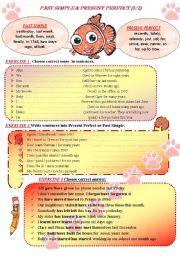 English Worksheet: Past Simple and Present Perfect exercises