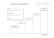 English worksheet: Story Staircase Map (Plot Organizer)