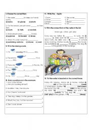 English Worksheet: present progressive vs present simple and the weather