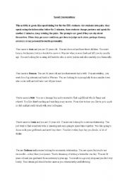 English Worksheet: Speed Conversations