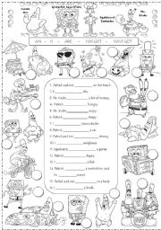 English Worksheet: to be and to have