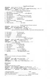 English worksheet: structure with verbal forms