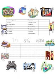 English worksheet: Places