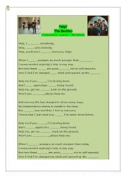 Song Activity - Help by The Beatles