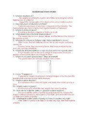 English Worksheet: TECHNOLOGY. QUESTIONS ABOUT STRUCTURES