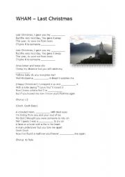 English worksheet: Last Christmas - Wham