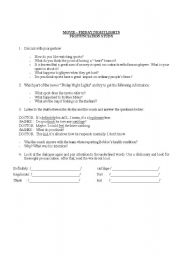 English worksheet: Movie 