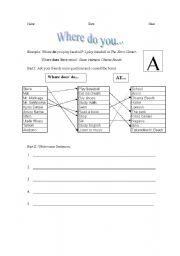 English worksheet: 