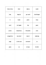 English worksheet: make a question