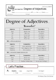 Degree of Adjectives 