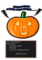 English worksheet: halloween