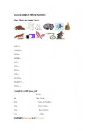 English Worksheet: Animals and have got worksheet