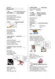 English Worksheet: be going to