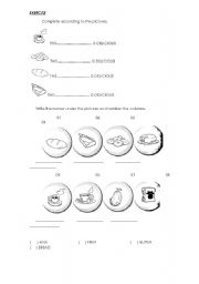English worksheet: ACTIVITY ABOUT FOOD