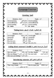English Worksheet: greetings