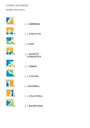 English Worksheet: Sports