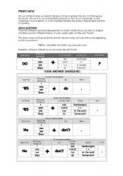 English Worksheet: Present simple - Do & Does