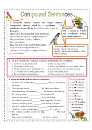 Compound Sentences & Coordinators