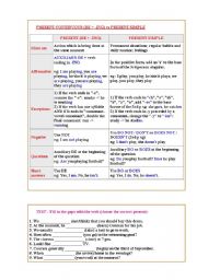 English worksheet: Present Continuous