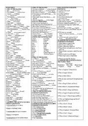 English Worksheet: worksheet for the sixth classes