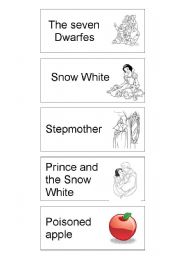 English Worksheet: Snow White and the seven Dwarfes