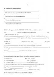 English worksheet: Test on the topic HOME - part II