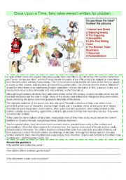 English Worksheet: ONCE UPON A TIME