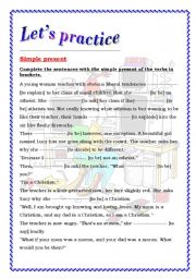 English Worksheet: Simple present and simple past (5 pages)