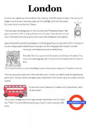 English Worksheet: London