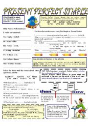 PRESENT PERFECT SIMPLE --- exercises