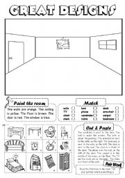 English Worksheet: Great designs (furniture)