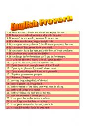 English Proverb part 3 of 5 in 7 pages