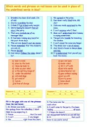 English Worksheet: Synonyms (1)