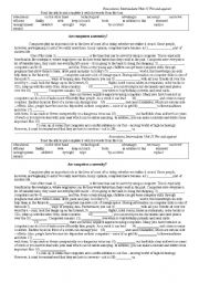 English Worksheet: COMPUTERS