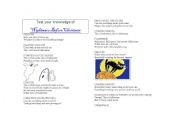 English worksheet: Nightmare Before Christmas quiz