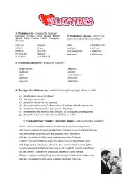 Valentines Fun Worksheet